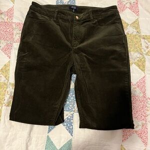 Jones New York Dark Gray/Olive Corduroy Pants